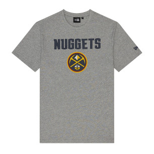 T-Shirt NBA Denver Nuggets New Era Team logo Gris