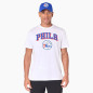 Camiseta NBA Philadelphia 76ers New Era Blanco