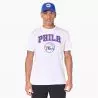 Camiseta NBA Philadelphia 76ers New Era Blanca – 100% Algodón Oficial Camiseta NBA Philadelphia 76ers New Era Blanca – 100% Algodón Oficial