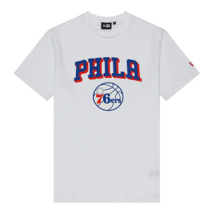 Men's New Era NBA Philadelphia 76ers T-shirt White
