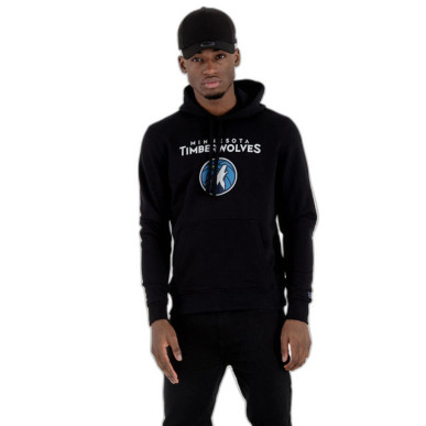 Sweat à Capuche NBA Minnesota Timberwolves New Era Team logo Noir