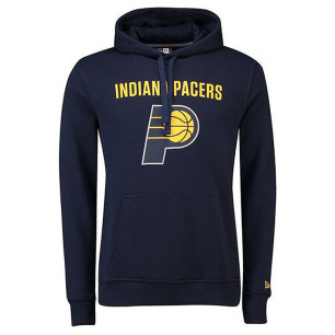 Sweat à Capuche NBA Indiana Pacers New Era Team logo Bleu marine