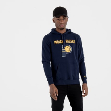 Sweat à Capuche NBA Indiana Pacers New Era Team logo Bleu marine