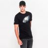 T-Shirt NFL Philadelphia Eagles New Era Logo Negro