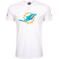 Men's New Era Logo NFL Miami Dolphins White T-shirt Men's New Era Logo NFL Miami Dolphins White T-shirt