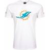 T-Shirt NFL Miami Dolphins New Era Logo Blanc