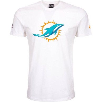 T-Shirt NFL Miami Dolphins New Era Logo Blanco