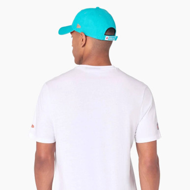 Men's New Era Logo NFL Miami Dolphins White T-shirt