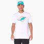 T-Shirt NFL Miami Dolphins New Era Logo Blanc