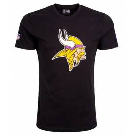 T-Shirt NFL Minnesota Vikings New Era Logo Negro