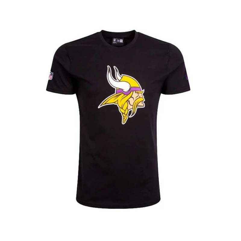 Men's New Era Logo NFL Minnesota Vikings Black T-shirt Men's New Era Logo NFL Minnesota Vikings Black T-shirt