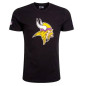 Men's New Era Logo NFL Minnesota Vikings Black T-shirt Men's New Era Logo NFL Minnesota Vikings Black T-shirt