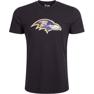 Men's New Era Logo NFL Baltimore Ravens Black T-shirt