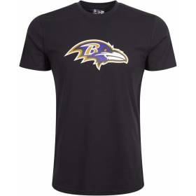 T-Shirt NFL Baltimore Ravens New Era Logo Negro