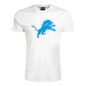 Men's New Era Logo NFL Detroit Lions White T-shirt