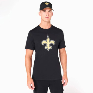 Camiseta NFL New Orleans Saints New Era Logo Negro