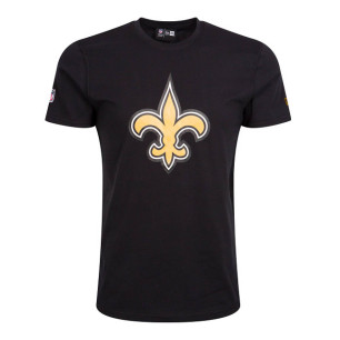 Men's New Era Logo NFL New Orleans Saints Black T-shirt