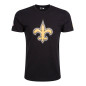 T-Shirt NFL New Orleans Saints New Era Logo Noir