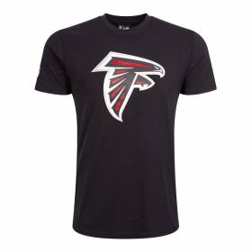 Men's New Era Logo NFL Atlanta Falcons Black T-shirt