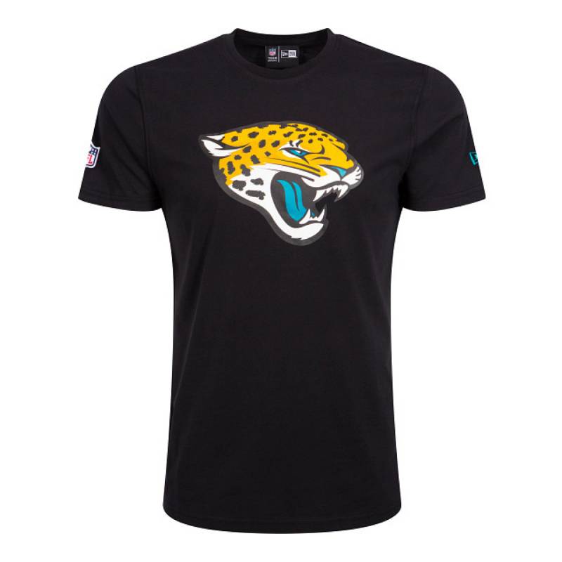Camiseta NFL Jacksonville Jaguars New Era Logo Negro Camiseta NFL Jacksonville Jaguars New Era Logo Negro