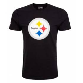 Camiseta NFL Pittsburgh Steelers New Era Logo Negro