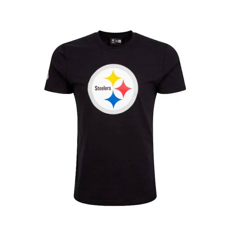 Camiseta NFL Pittsburgh Steelers New Era Logo Negro Camiseta NFL Pittsburgh Steelers New Era Logo Negro
