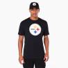 T-Shirt NFL Pittsburgh Steelers New Era Logo Noir T-Shirt NFL Pittsburgh Steelers New Era Logo Noir