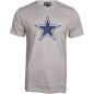 T-Shirt NFL Dallas Cowboys New Era Logo Gris