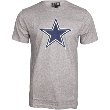 T-Shirt NFL Dallas Cowboys New Era Logo Gris