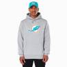 Sweat à Capuche NFL Miami Dolphins New Era Gris