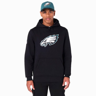 Sweat à Capuche NFL Philadelphia Eagles New Era Noir