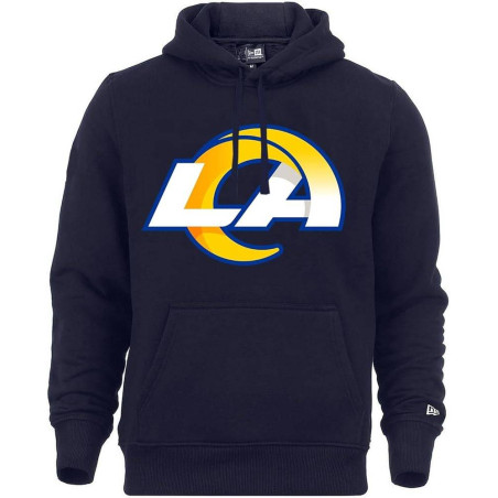 Sweat à Capuche NFL Los Angeles Rams New Era bleu marine