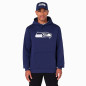 Sweat à Capuche NFL Seattle Seahawks New Era bleu marine