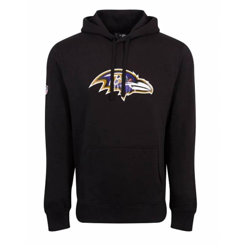 Sweat à Capuche NFL Baltimore Ravens New Era Noir