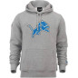 Sweat à capuche NFL Detroit Lions New Era Gris
