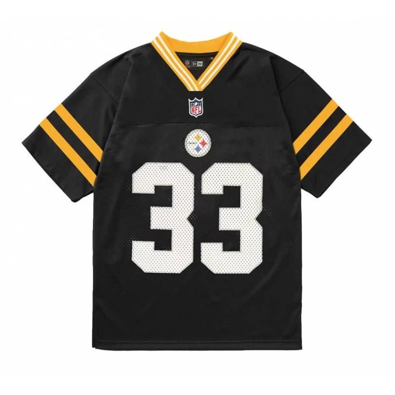Camiseta NFL Pittsburgh Steelers New Era Mesh Negro