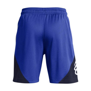 Short de Basketball Under armour Curry Splash Bleu
