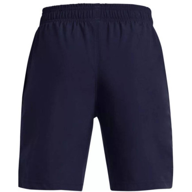 short Under Armour Woven Wordmark bleu marine pour enfant