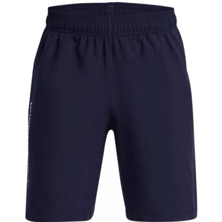 Kids' Under Armour Woven Wordmark Short Navy