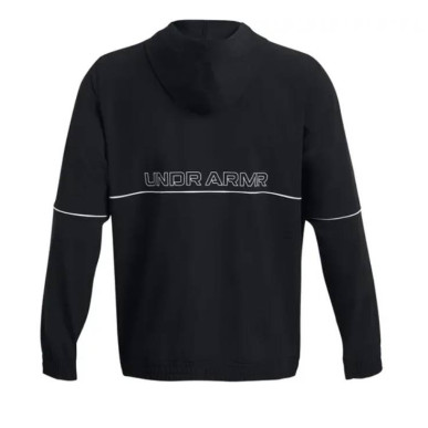 Sudadera Zip Under armour Zone Woven Negro
