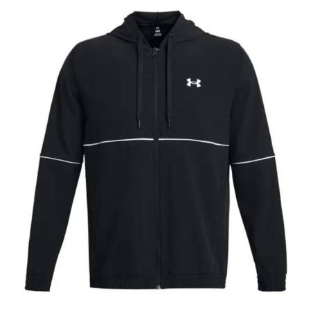 Sudadera Zip Under armour Zone Woven Negro
