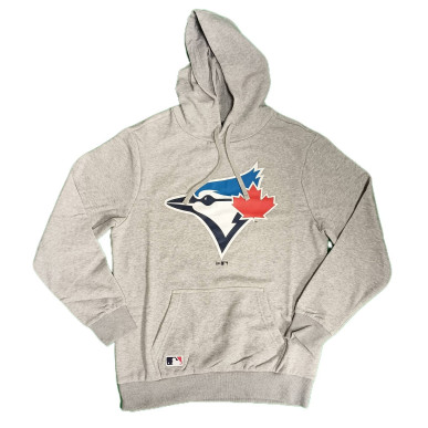 Sweat à capuche MLB Toronto Blue Jays New Era gris