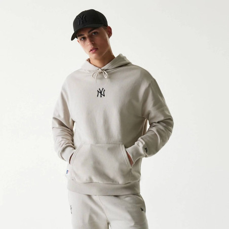 Sudadera Oversize MLB New York Yankees New Era Crema