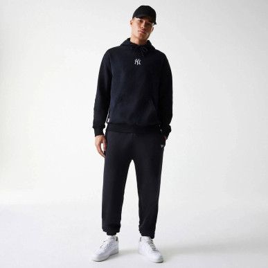New York Yankees Oversized Black Hoodie – Official MLB by New Era