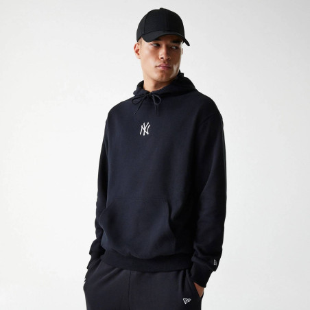 Sweat à Capuche Oversize MLB New York Yankees New Era Noir