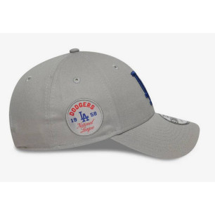 New Era Side Patch 9Forty hat MLB Los Angeles Dodgers Grey