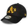 New Era Side Patch 9Forty hat MLB Oakland Athletics Black