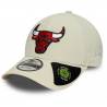 New Era Recycled 9Forty hat NBA Chicago Bulls Cream