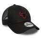 Gorra NBA Chicago Bulls New Era 9FORTY Trucker Negro
