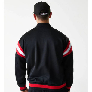 Veste Bomber NBA Chicago Bulls New Era Panel Noir